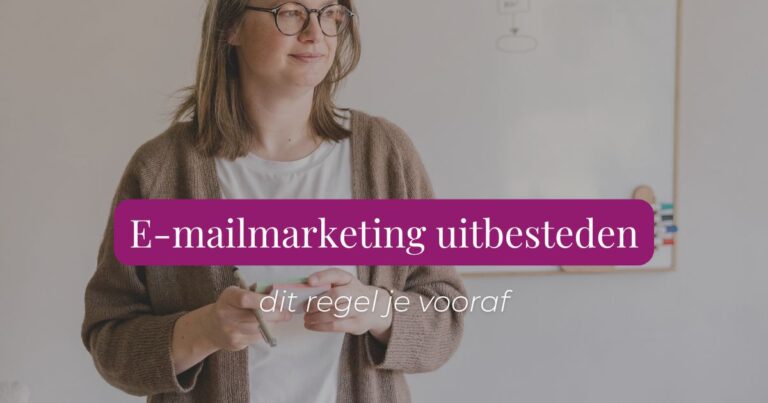 e-mailmarketing uitbesteden. Lees in dit artikel wat je moet regelen voor een goede samenwerking